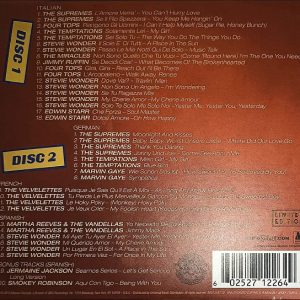 Motown Around The World Cd doble Digisleeve (Varios Artistas, cantando en otros idiomas : Stevie Wonder, Smokey Robinson, Temptations)