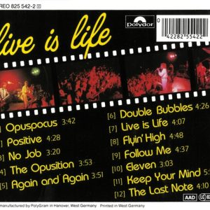 Opus – Live Is Life Cd