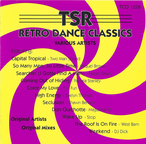 TSR Retro Dance Classics Cd (Varios Artistas : Magazine 60 - Two Man Sound - Miquel Brown)
