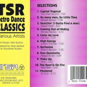 TSR Retro Dance Classics Cd (Varios Artistas : Magazine 60 - Two Man Sound - Miquel Brown)