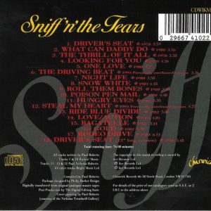 Sniff 'n' the Tears – A Best Of Cd (Bonus Track)