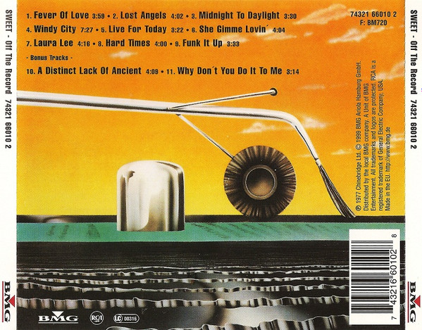 sweet off the trasera Sweet – Off The Record Cd (Bonus Tracks)