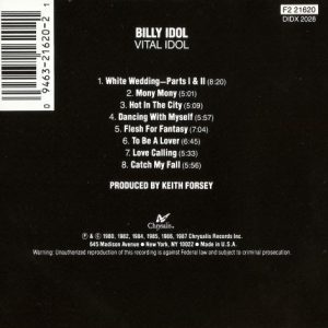 Billy Idol – Vital Idol Cd (12" & Extended)
