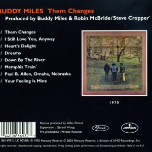 Buddy Miles – Them Changes Cd (Digipack)