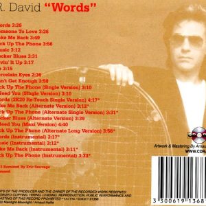 F.R. David – Words Cd (Bonus Tracks)