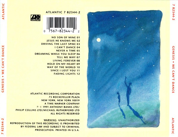 Genesis – We Can't Dance Cd