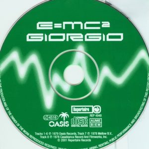 Giorgio Moroder – E=MC² Cd (Bonus Tracks)
