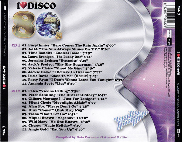 I Love Disco 80's Vol. 7 Cd (Varios Artistas 12" : Jermaine Jackson - Peter Schilling - Falco)