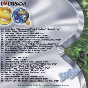 I Love Disco 80's Vol. 8 Cd (Varios Artistas 12" : John Rocca - Jellybean - She Rose - Taffy)