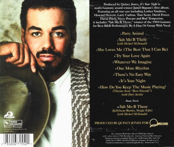 James Ingram – It's Your Night Cd (Bonus Tracks)