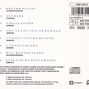 Oleta Adams – Circle Of One Cd (AOR)