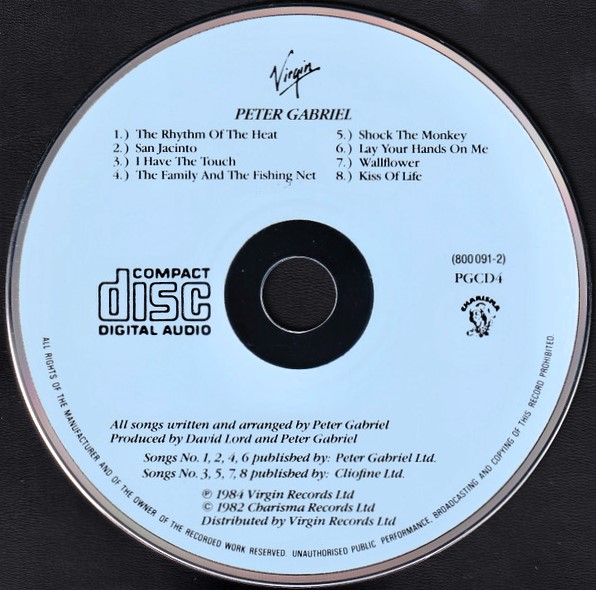 Peter Gabriel – Peter Gabriel Cd
