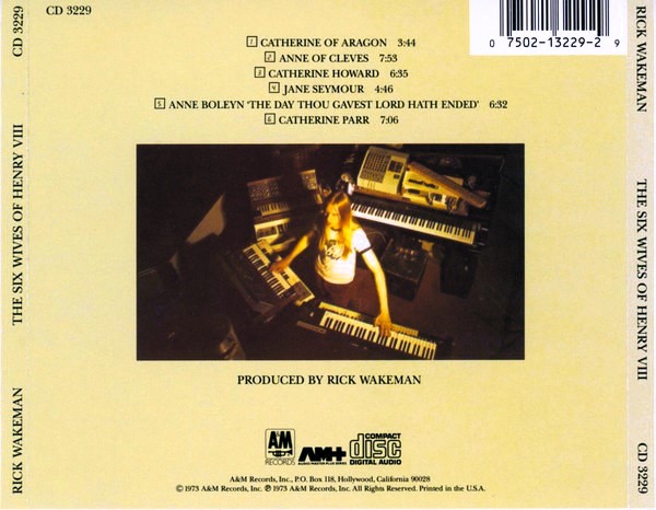 Rick Wakeman – The Six Wives Of Henry VIII Cd