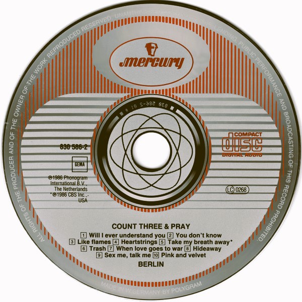 Berlin – Count Three & Pray Cd