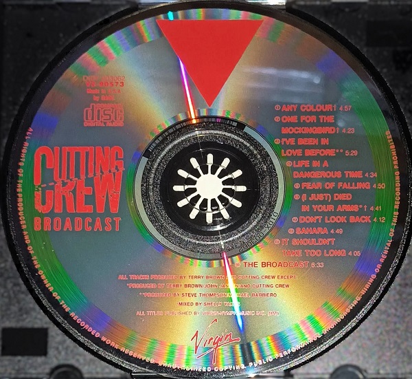 cutting crew usa cd Cutting Crew – Broadcast Cd (I Just Died In Your Arms : Versión Completa)