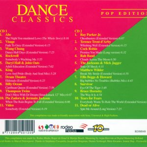 Dance Classics - Pop Edition Vol. 1 Cd (Varios Artistas : 12", Extended & Remixes)