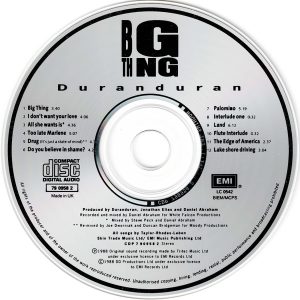 Duran Duran – Big Thing Cd