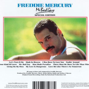 Freddie Mercury – Mr. Bad Guy - Special Edition Cd