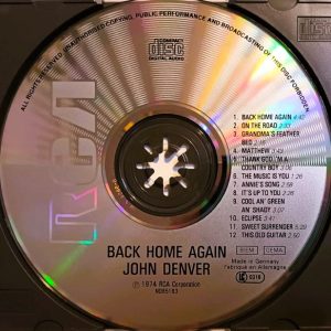 John Denver – Back Home Again Cd