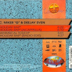 M.C. Miker 'G' & DeeJay Sven – Holiday Rap Cd (Single Unidisc)