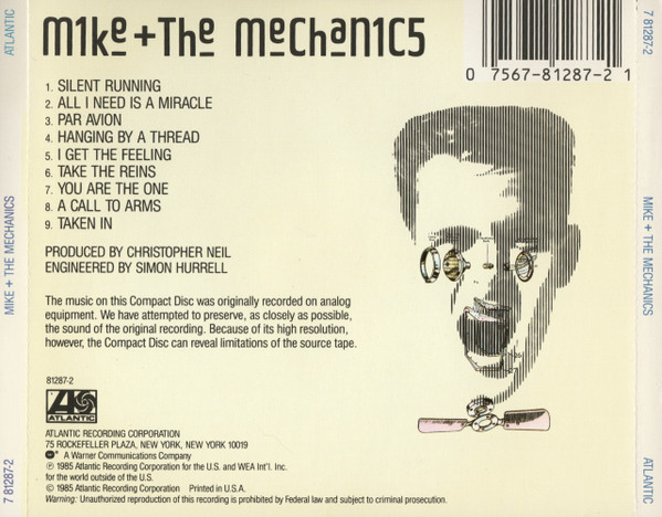 Mike + The Mechanics – Mike + The Mechanics Cd