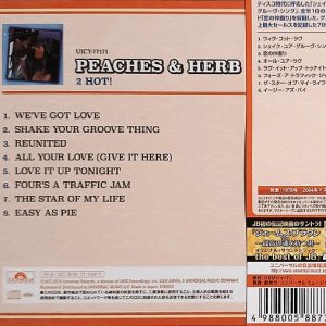 Peaches & Herb – 2 Hot! Cd Japonés