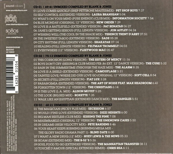 Blank & Jones – so8os (Soeighties) Vol. 10 Cd (Varios Artistas : 12", Extended & Remixes)