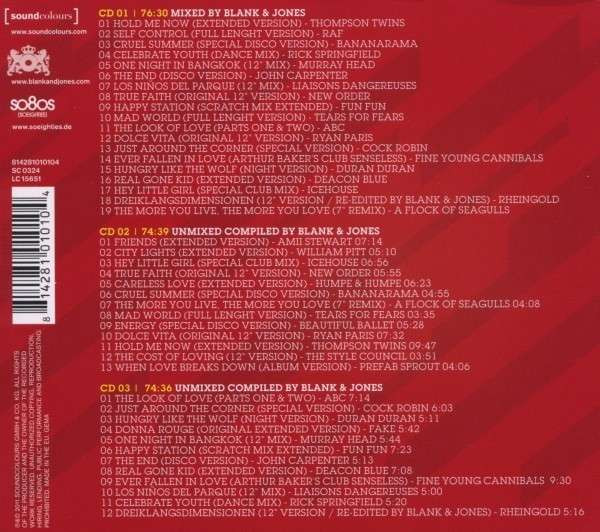 Blank & Jones – so8os (Soeighties) Vol. 5 Cd (Varios Artistas : 12", Extended & Remixes)
