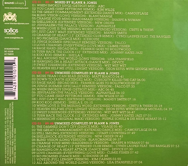 Blank & Jones – so8os (Soeighties) Vol. 6 Cd (Varios Artistas : 12", Extended & Remixes)