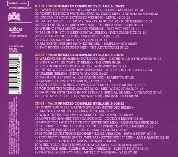 Blank & Jones – so8os (Soeighties) Vol. 8 Cd (Varios Artistas : 12", Extended & Remixes)