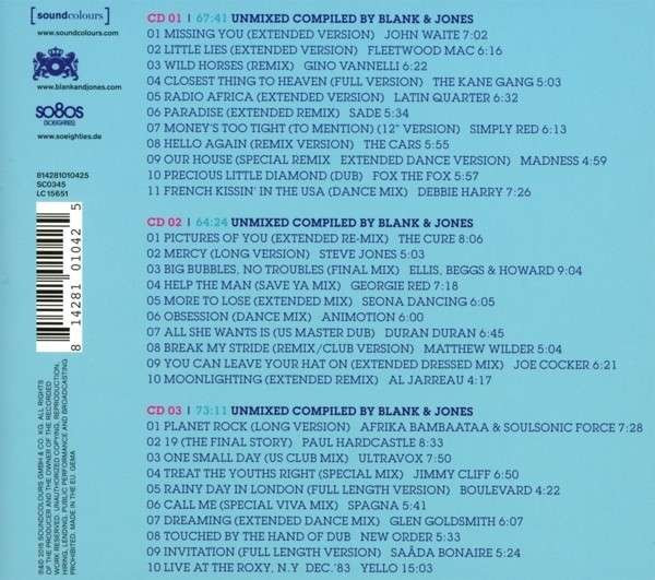 Blank & Jones – so8os (Soeighties) Vol. 9 Cd (Varios Artistas : 12", Extended & Remixes)