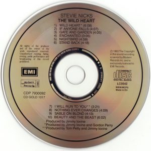Stevie Nicks – The Wild Heart Cd (Jewel Case)