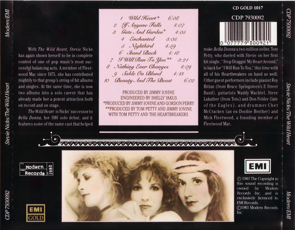 Stevie Nicks – The Wild Heart Cd (Jewel Case)