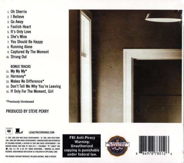 Steve Perry – Street Talk Cd (Jewel Case - AOR - Bonus Tracks)