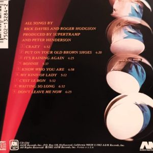 Supertramp – "...Famous Last Words..." Cd
