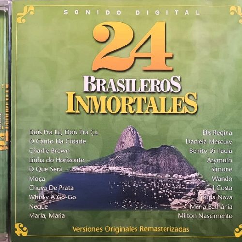 24 Brasileros Inmortales - Cd Doble (Varios Artistas Brasileros : Ritchie - Hyldon - Azymuth)
