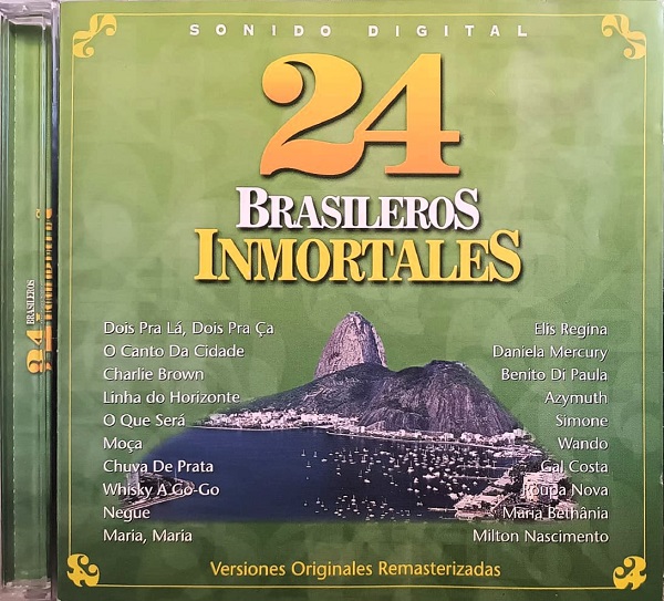 24 Brasileros Inmortales - Cd Doble (Varios Artistas Brasileros : Ritchie - Hyldon - Azymuth)