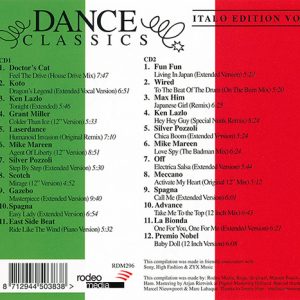 Dance Classics - Italo Edition Vol. 2 Cd (Varios Artistas : 12", Extended & Remixes / Spagna - La Bionda)