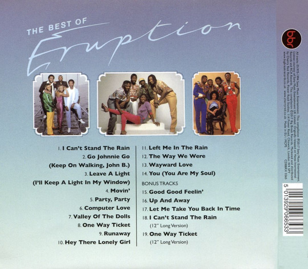 Eruption – The Best Of Eruption Cd (Bonus Tracks : 12" de One Way Ticket)