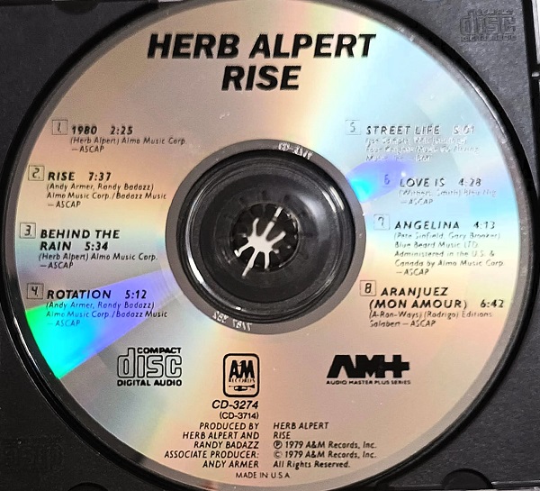 Herb Alpert – Rise Cd