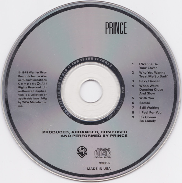 Prince – Prince Cd
