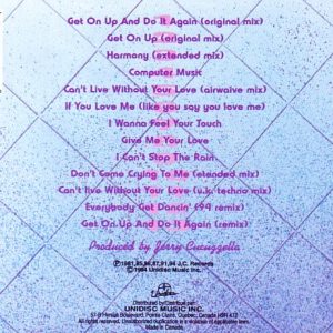 Suzy-Q – Can't Live Without Your Love Cd (Bonus Tracks)