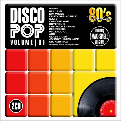 80s revolution vol 1 frontal 80's Revolution - Disco Pop Volume 01 Cd (Varios Artistas : Split Mirrors The Right Time original 12")