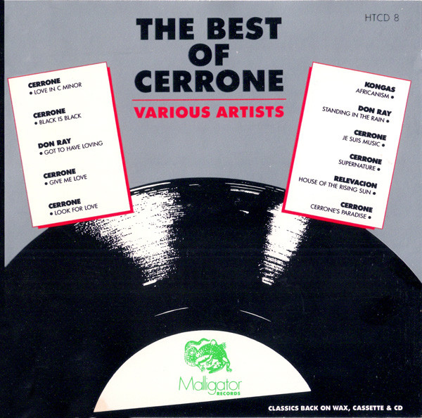 Cerrone best of frontal Cerrone - The Best Of Cd (Incluye : Don Ray Got To Have Loving / Kongas Africanism)