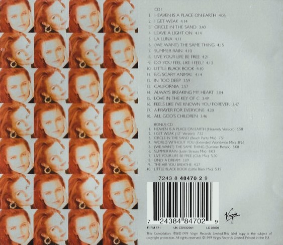 Belinda Carlisle – A Place On Earth · The Greatest Hits Cd Limited Edition (12", Extended & Remixes)