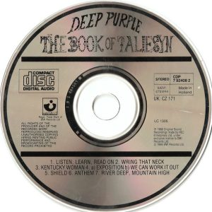 deep purple the book cd Deep Purple – The Book Of Taliesyn Cd (Anthem)