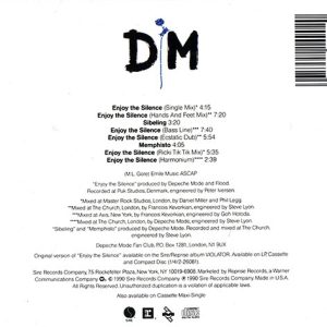 depeche mode enjoy trasera Depeche Mode – Enjoy The Silence Cd Maxi-Single