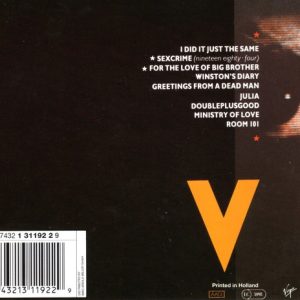 eurythmics 1984 trasera Eurythmᴉcs – 1984 (For The Love Of Big Brother) Cd