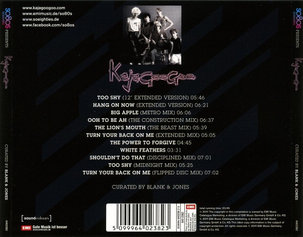 Kajagoogoo By Blank & Jones – so8os (12" & Extended)