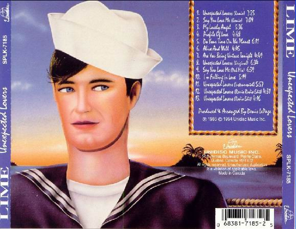 Lime – Unexpected Lovers Cd (Jewel Case / Bonus Tracks)